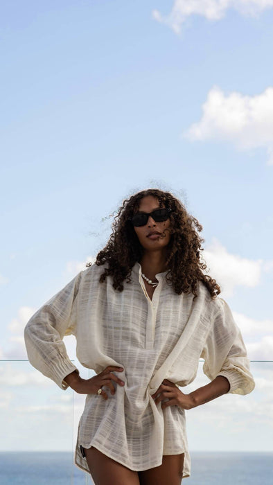 The Story Blouse in Salt