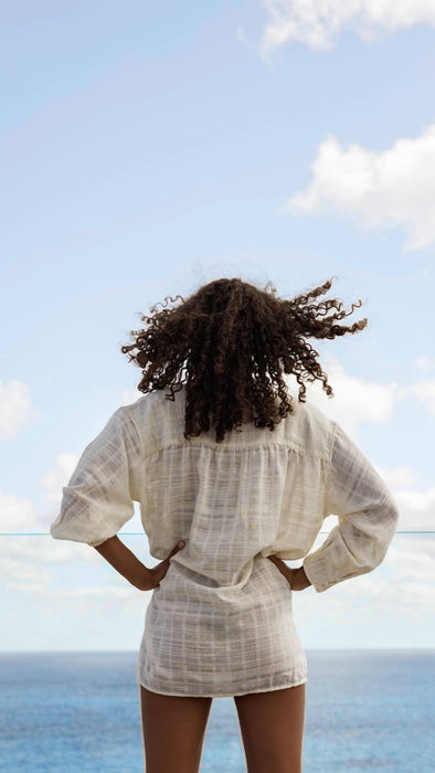 The Story Blouse in Salt