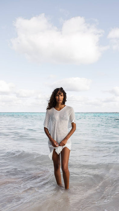 Lobby Caftan in Crochet Cloud