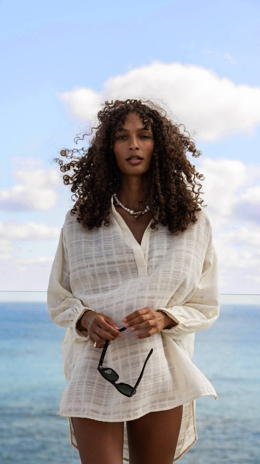 The Story Blouse in Salt