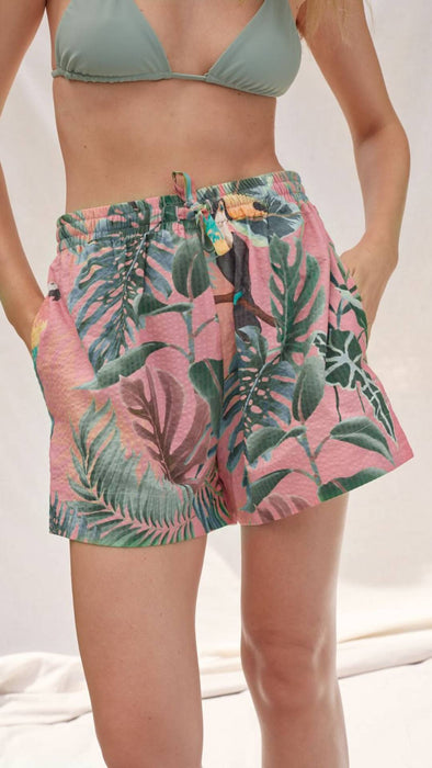 Deck Short in Bird of Paradise