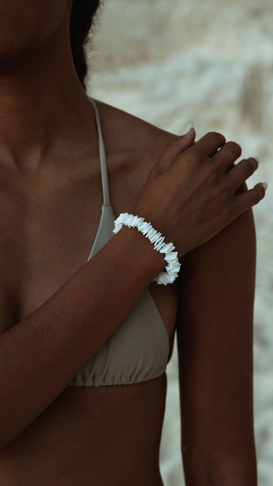 Piece by Piece Puka Shell Bracelet