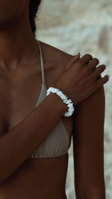 Piece by Piece Puka Shell Bracelet
