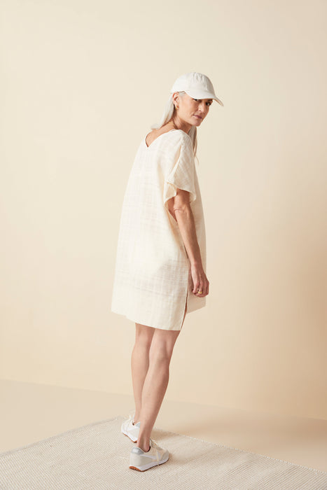 The Lobby Caftan Mini in Salt