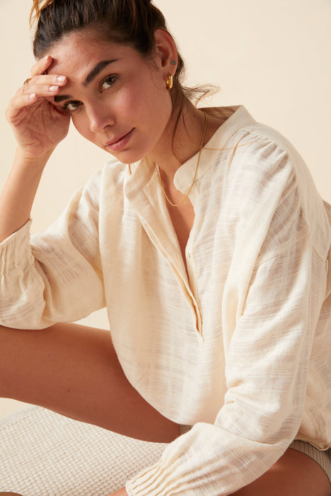 The Story Blouse in Salt